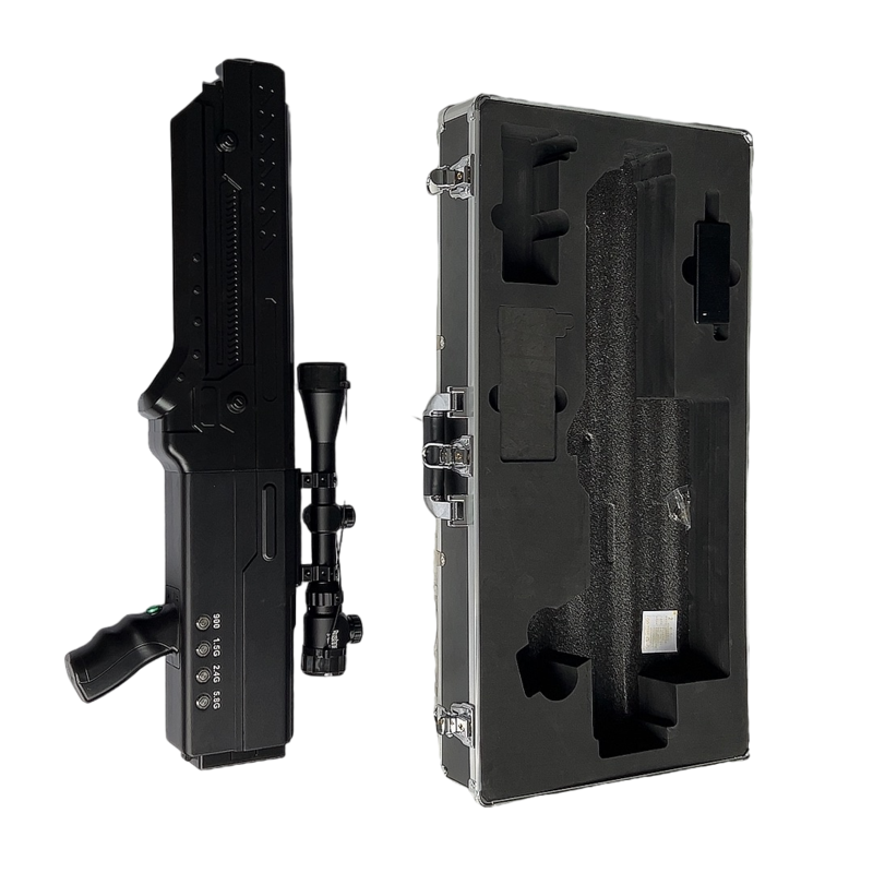  甘肃手持便携式枪型低空防御反制四通道A型